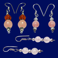 Rose Quartz Earrings